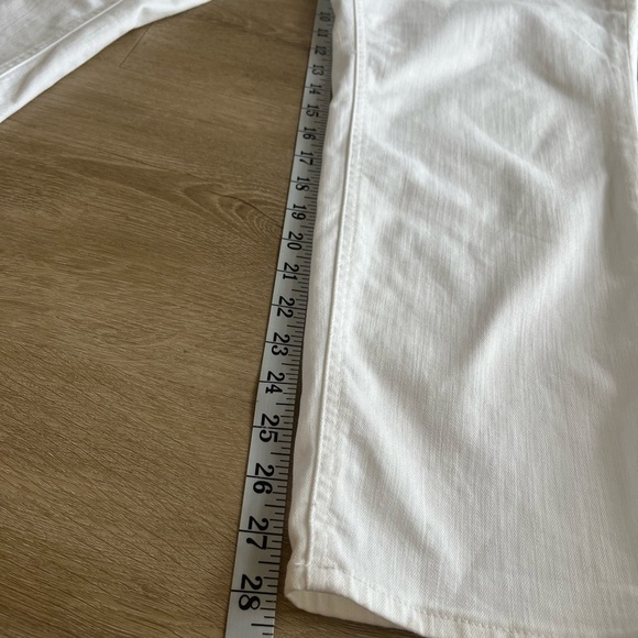 Talbots Women's Flawless Five Pocket Curvy Slim Ankle White Pants SZ 16 - Picture 5 of 8
